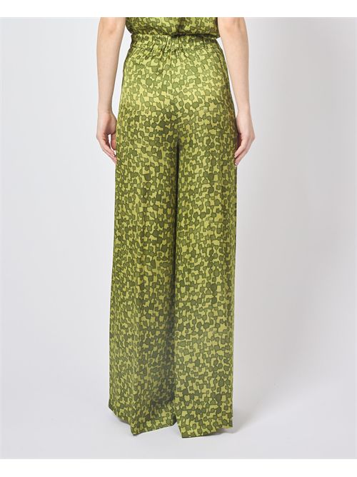 Manila Grace palazzo pants in satin MANILA GRACE | P255VSMA268